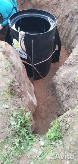 Септик под ключ. Монтаж за 1 день + Гарантия