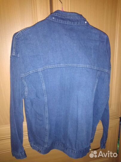 Джинсовая куртка женская, джинсовка синяя