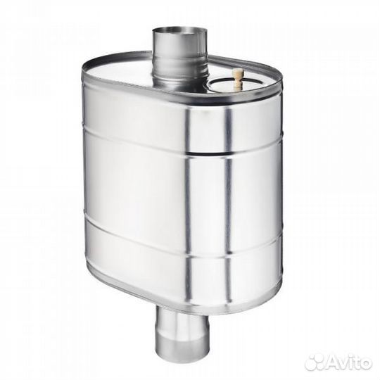 Бак на трубе для печи, 70л, ф 115