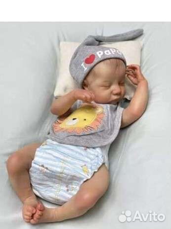 Мягконабивная кукла реборн 53 см