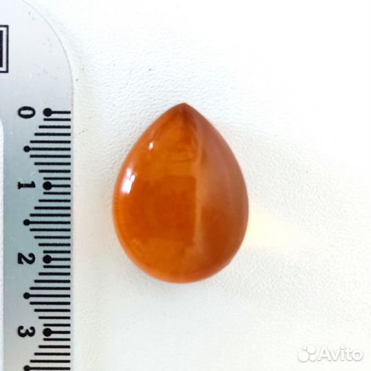 Янтарь от броши-жука СССР