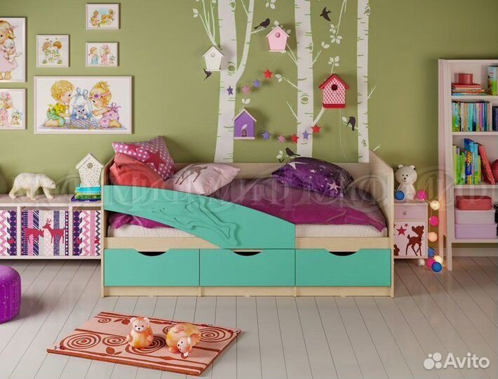 Детская кровать Дельфин