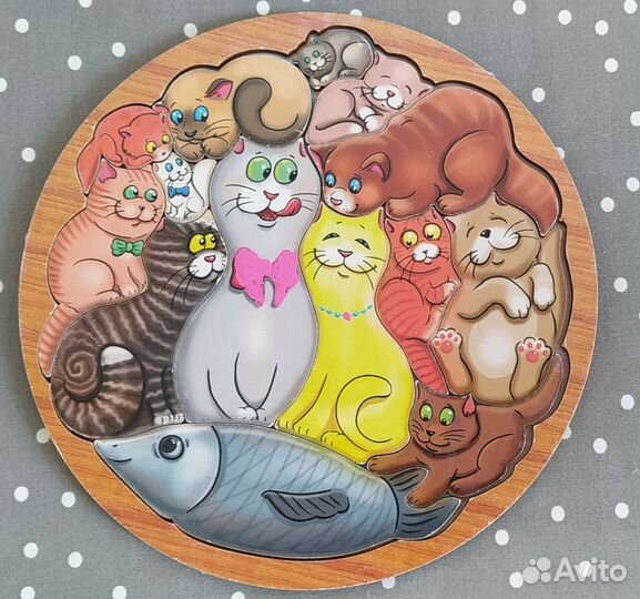 Пазл деревянный 