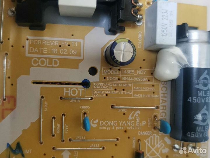 Блок питания BN44-00956A от samsung UE43N5500AU