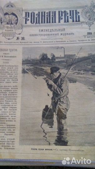 Журналы Родная Речь 1904год