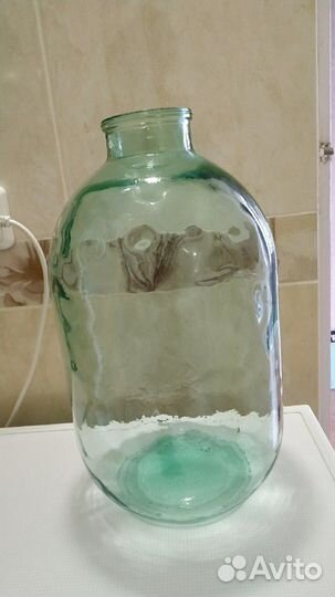 Бутыль Банка 10 литров стеклянная СССР