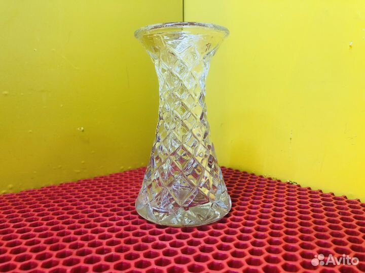 Z.8251 вазочка стеклянная, декоративная, винтаж
