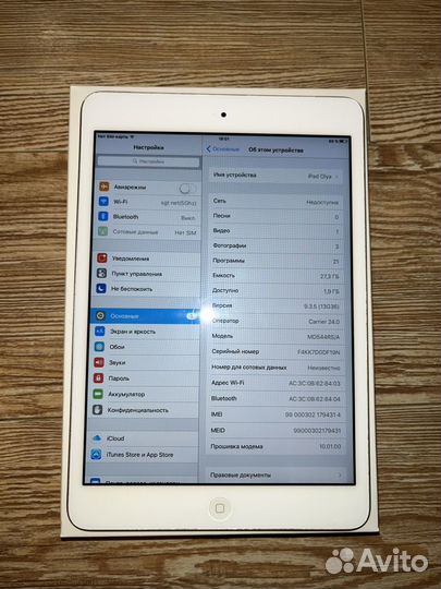 iPad mini a1455 32Gb(с sim слот)