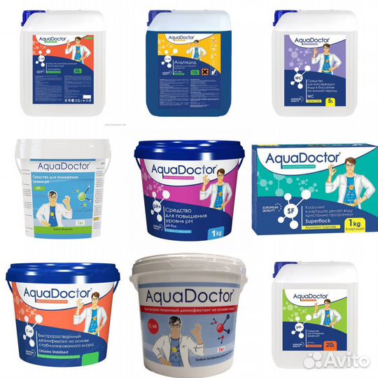 Химия для бассейна AquaDoctor Хлор