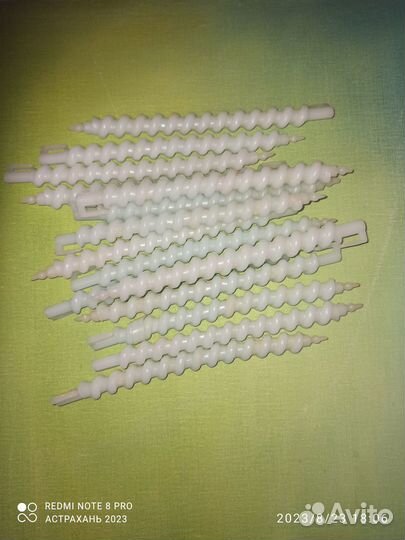 Бигуди спиральные для завивки волос с зажимом