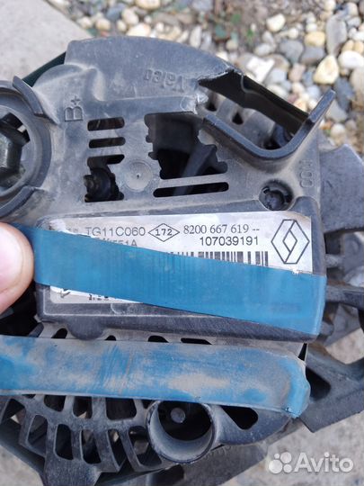 Генератор renault megane 2