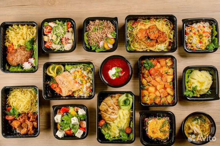 Готовые обеды, салаты