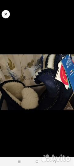 Сапожки для девочки зимние