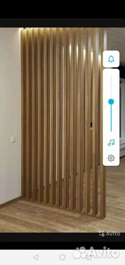 Перегородка из реек в Балашихе