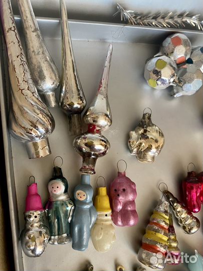 Елочные игрушки СССР набор малютка