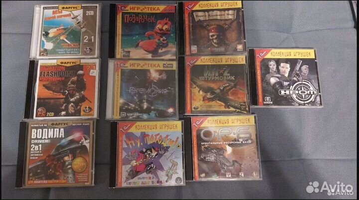 Старые игры для компьютера CD диски