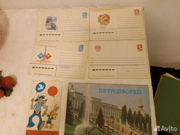 Открытки, конверты,спичечные корбки из СССР