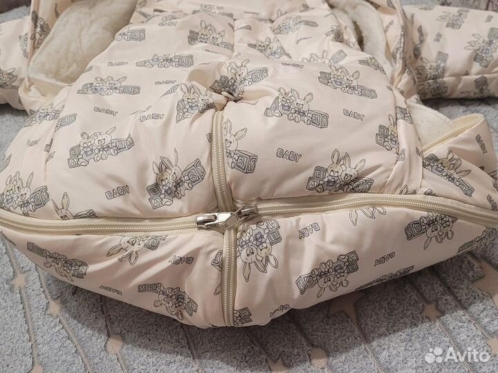 Конверт на выписку зимний для мальчика