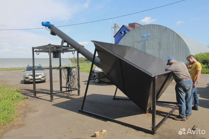 Шнековый дозатор зерна, корма, муки до 50кг