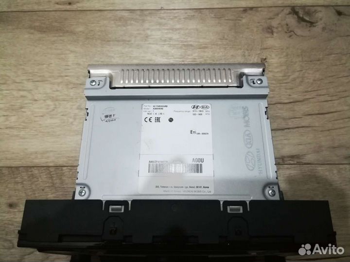 Штатная магнитола hyundai solaris 2 на зап. части