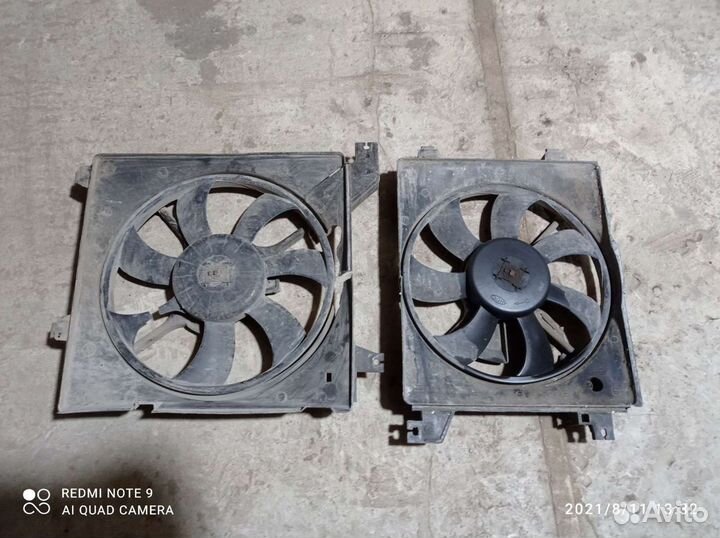 Вентилятор охлаждения кондея, двс хендай элантра X