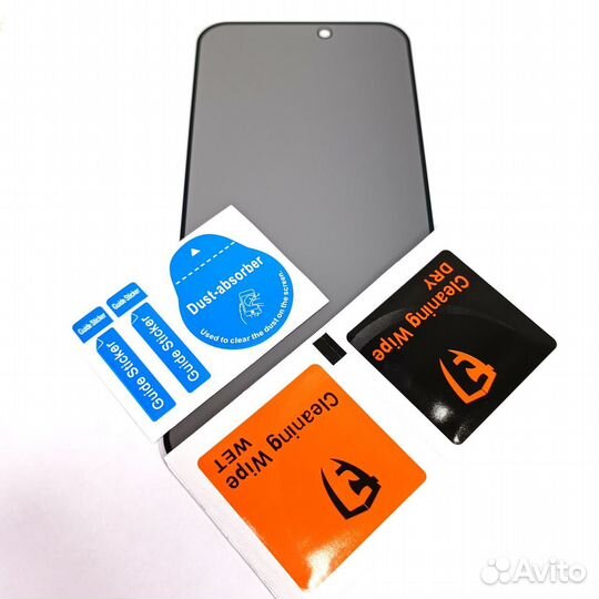 Защитное стекло iPhone 15 Pro Max Антишпион Privat