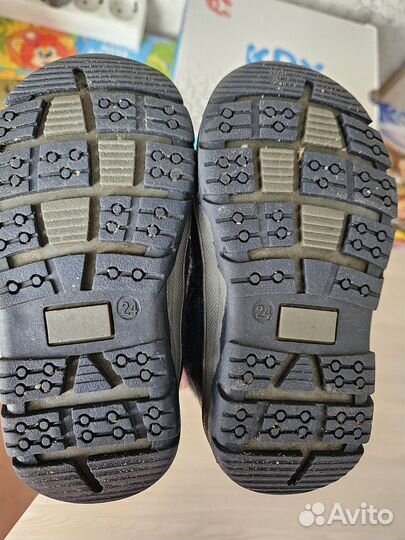 Зимние сапоги на мальчика 24р