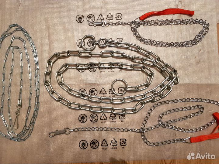 Цепи разные собакам,ошейники