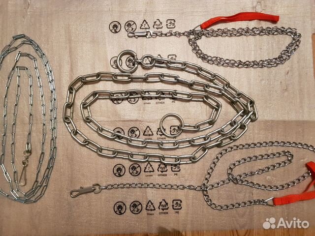 Цепи разные собакам,ошейники