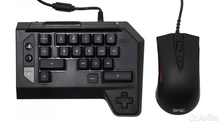 Игровая мышь и Кейпад Hori для PS4 В Коробке