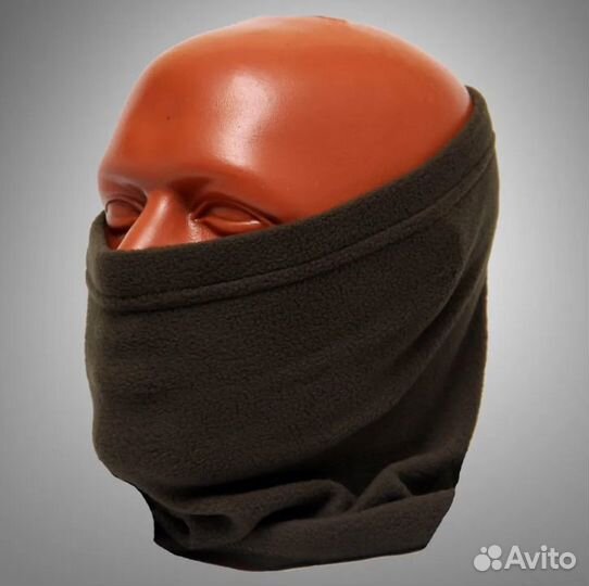 Снуд флисовый бафф (шарф труба) зимний