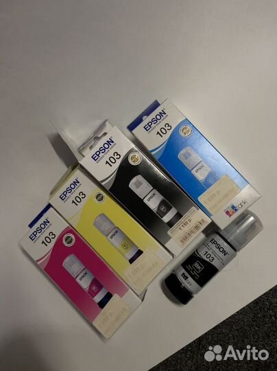 Оригинальные чернила для принтера epson 103