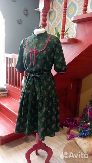 Платье из теплого хлопка