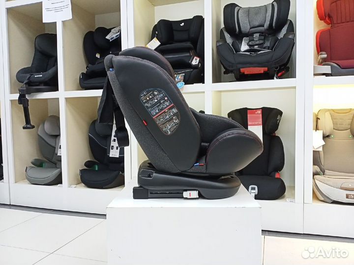Автокресло 0-36кг поворотное Luxmom 299 Black