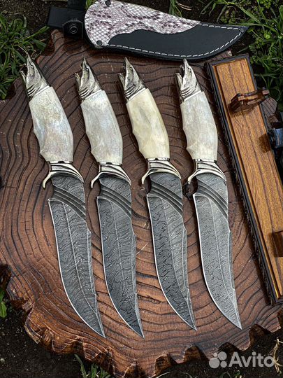 Нож из рога