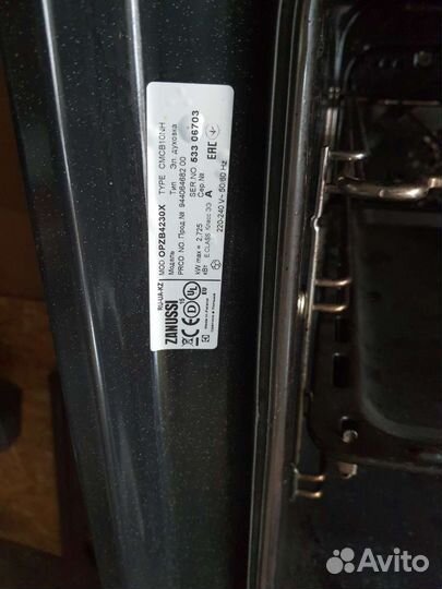 Электрический духовой шкаф zanussi
