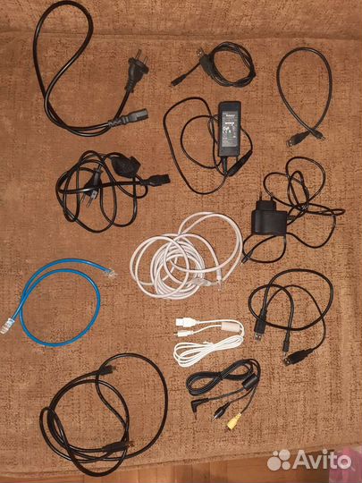 Разные провода, кабели, адапторы/цена за все