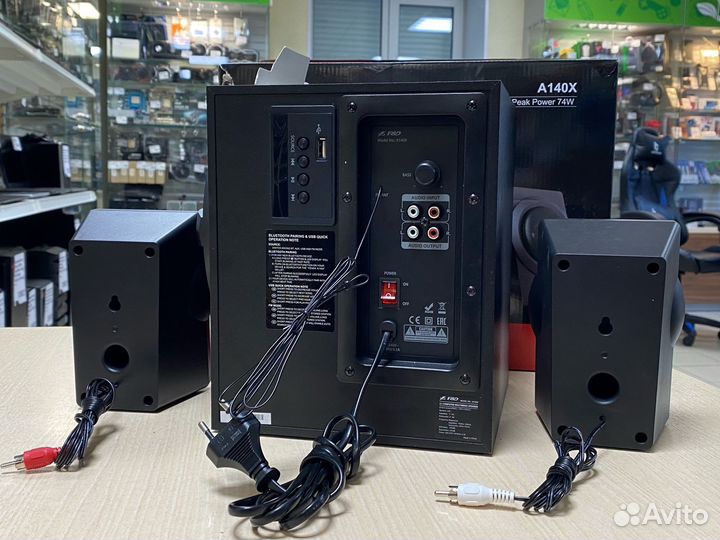 Колонки 2.1 F&D A140X 37 Вт