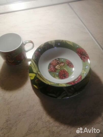 Детский набор из фарфора (3 предмета)