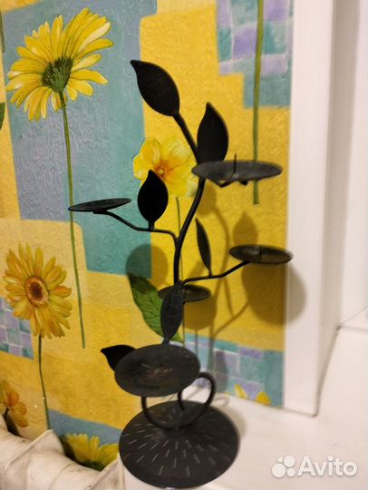 Подсвечник кованый