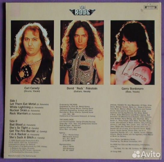 The Rods - Let Them Eat Metal - 1984 - (original)