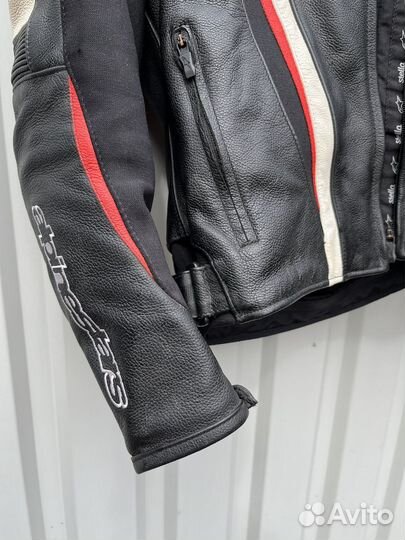 Кожаная мотокуртка Alpinestars