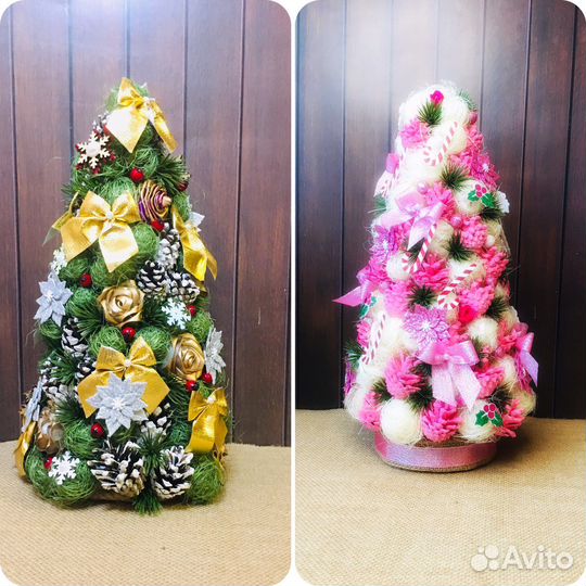 Елка искусственная. Ручная работа