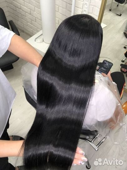 Кератиновое выпрямление волос