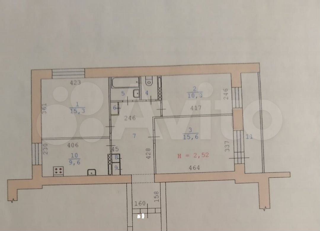 Арендовать 3-комнатную квартиру, Екатеринбург, ул Пальмиро Тольятти, д 15Д,  69.0 м2, 3 этаж, 35000р - объявление №3528238 на Nedvy.ru