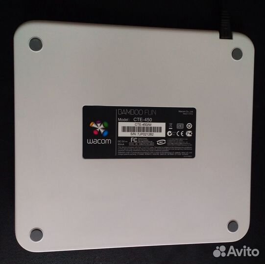 Графический планшет bamboo FUN CTE-450 (без пера)