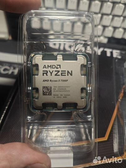 Комплект на AM5 Ryzen 5 7500f, b650, ddr5 32gb