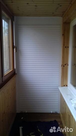 Шкаф с рольставнями на балкон на заказ с гарантией