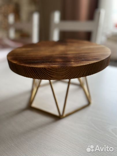 Тортовница деревянная