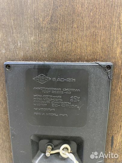 Акустические колонки Радиотехника 6 ас- 221